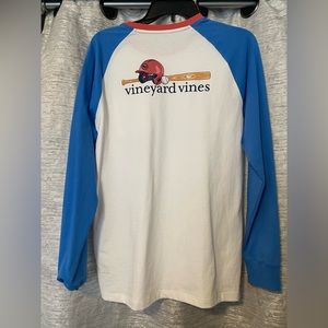 Youth Vineyard Vine Long Sleeve Baseball Shirt